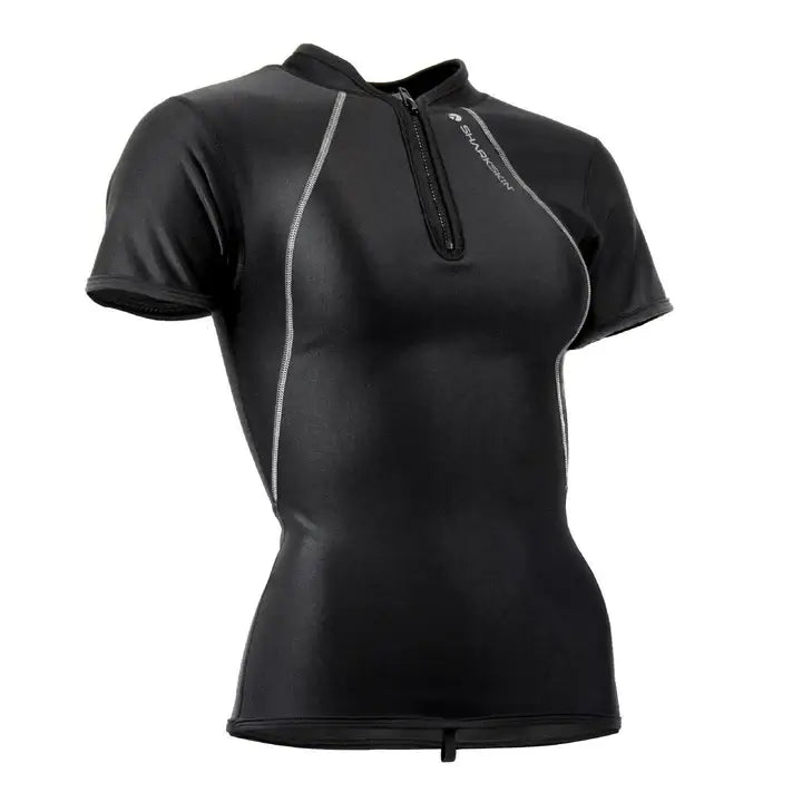 SHARKSKIN CHILLPROOF SHORT SLEEVE CHEST ZIP - WOMENS product image 1