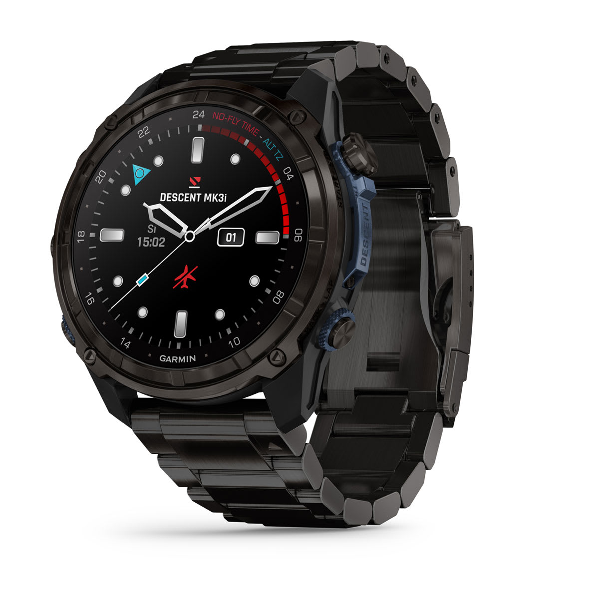 GARMIN Descent™ Mk3i – 51mm - Carbon Grey DLC Titanium with DLC Titanium Band