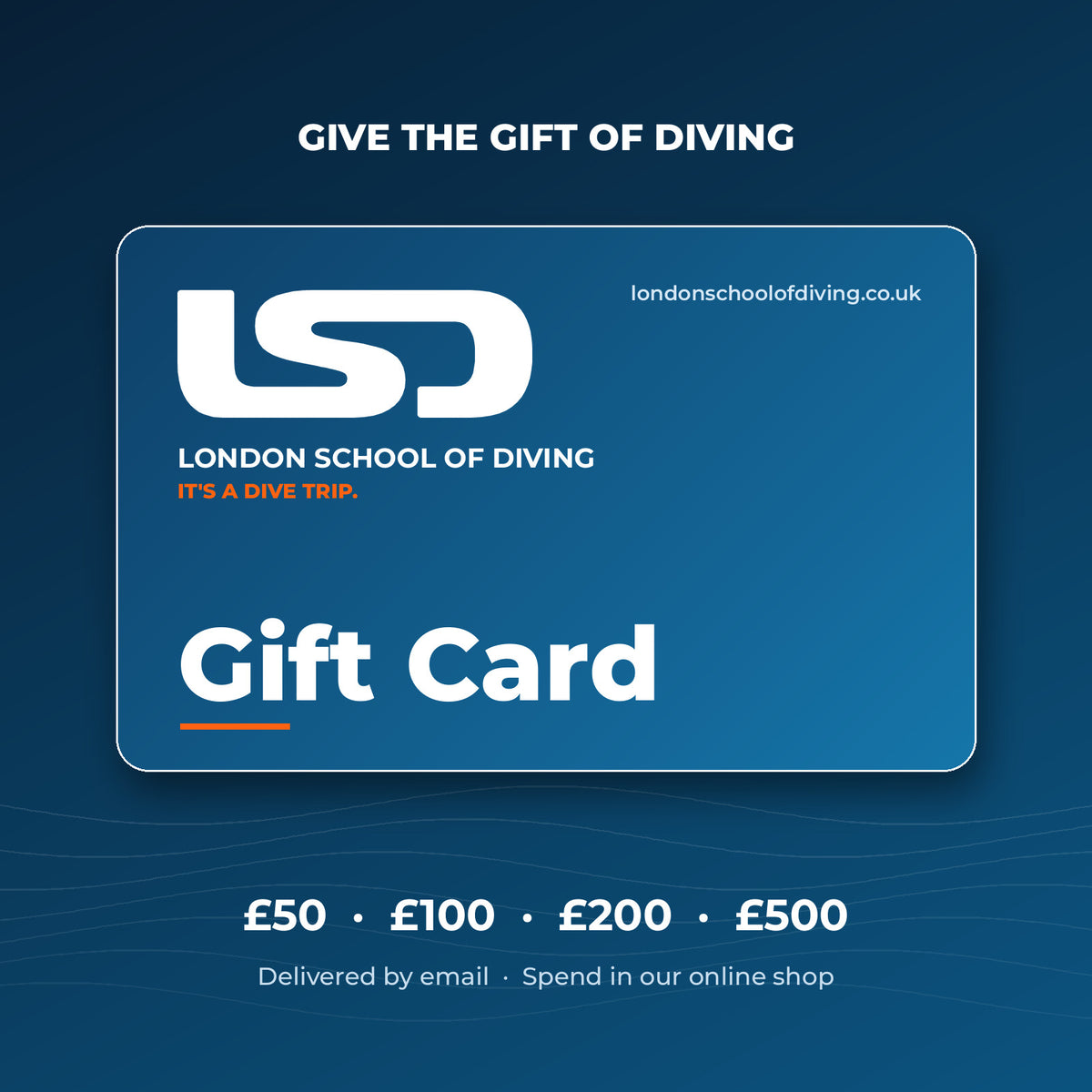 London School of Diving gift card