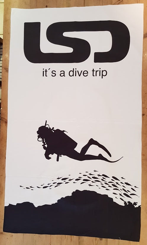 London School of Diving microfibre towel