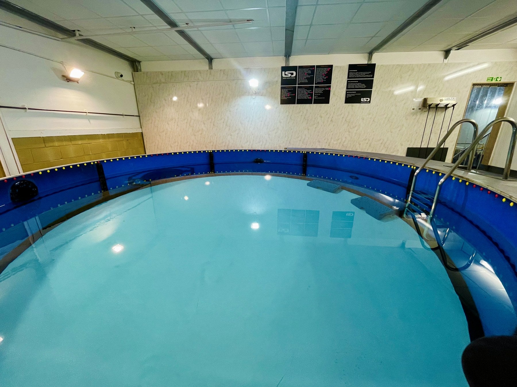 Inside the London School of Diving centre